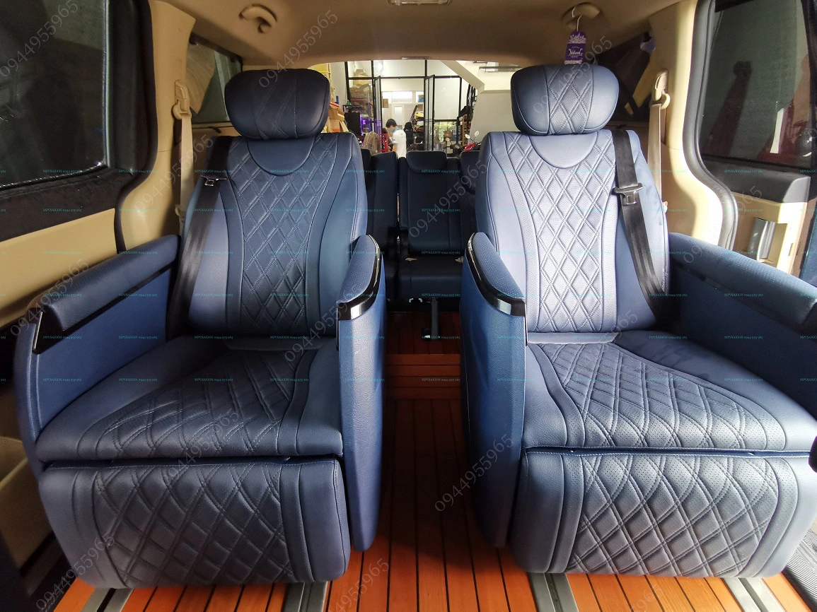 Nâng cấp ghế - độ ghế Limousine Kia Sedona