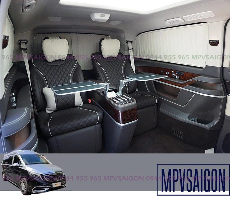 Nâng cấp ghế Limousine Mercedes V250 mẫu Alphard
