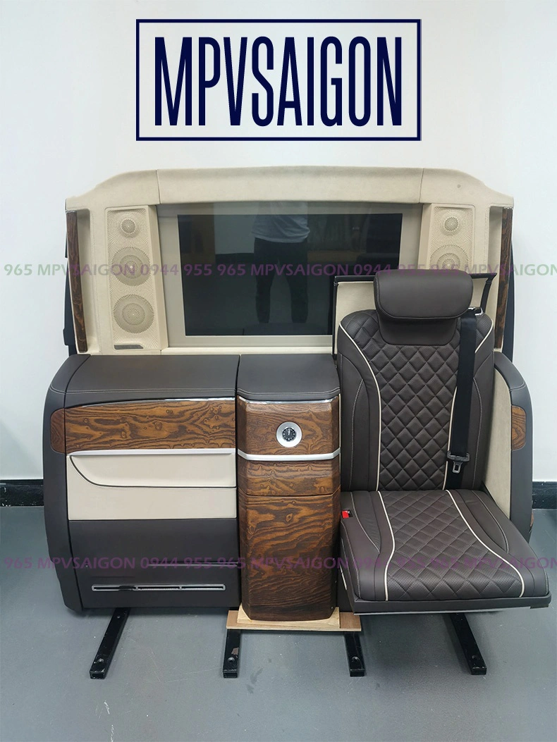 Nâng cấp ghế Limousine Mercedes V250 mẫu Alphard