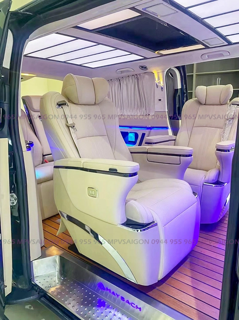 Nâng cấp ghế Limousine Mercedes V250 mẫu Alphard
