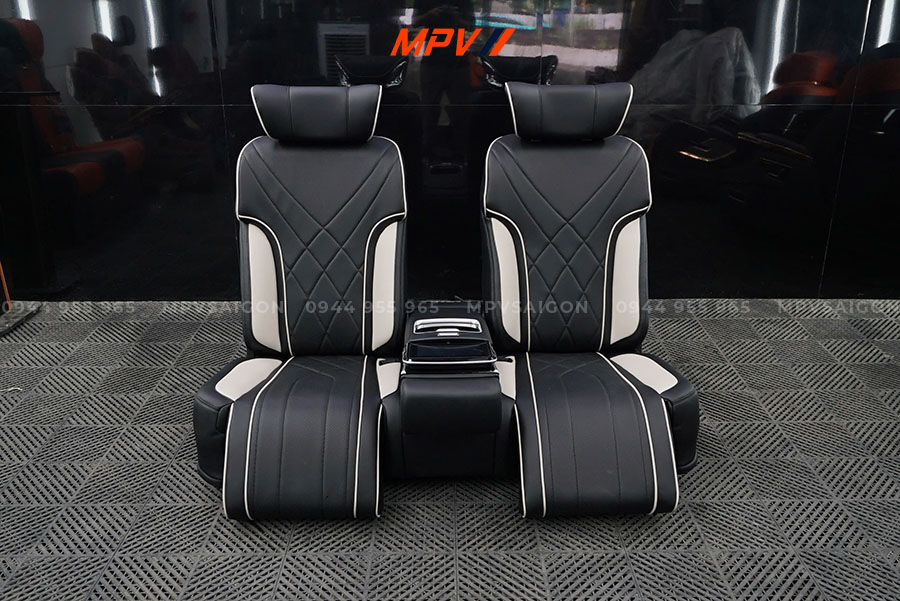 GHẾ LIMOUSINE SOFA BZ TRẮNG ĐEN TẠI MPVSAIGON