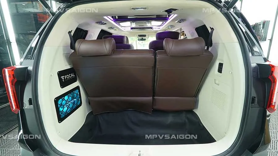 Ghế băng ba chỉnh điện ngả thành giường cho Kia Sedona/ Kia Carnival 2024 2025