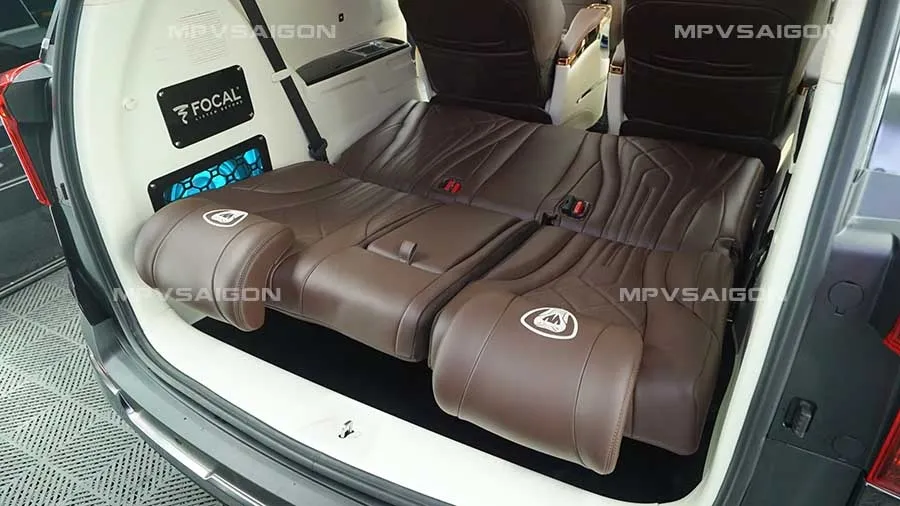 Ghế băng ba chỉnh điện ngả thành giường cho Kia Sedona/ Kia Carnival 2024 2025