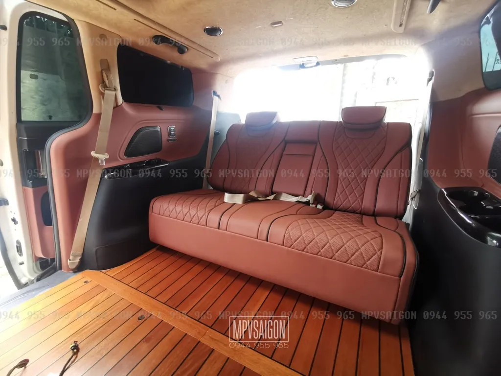 Ghế băng ba chỉnh điện ngả thành giường cho Kia Sedona/ Kia Carnival 2024 2025