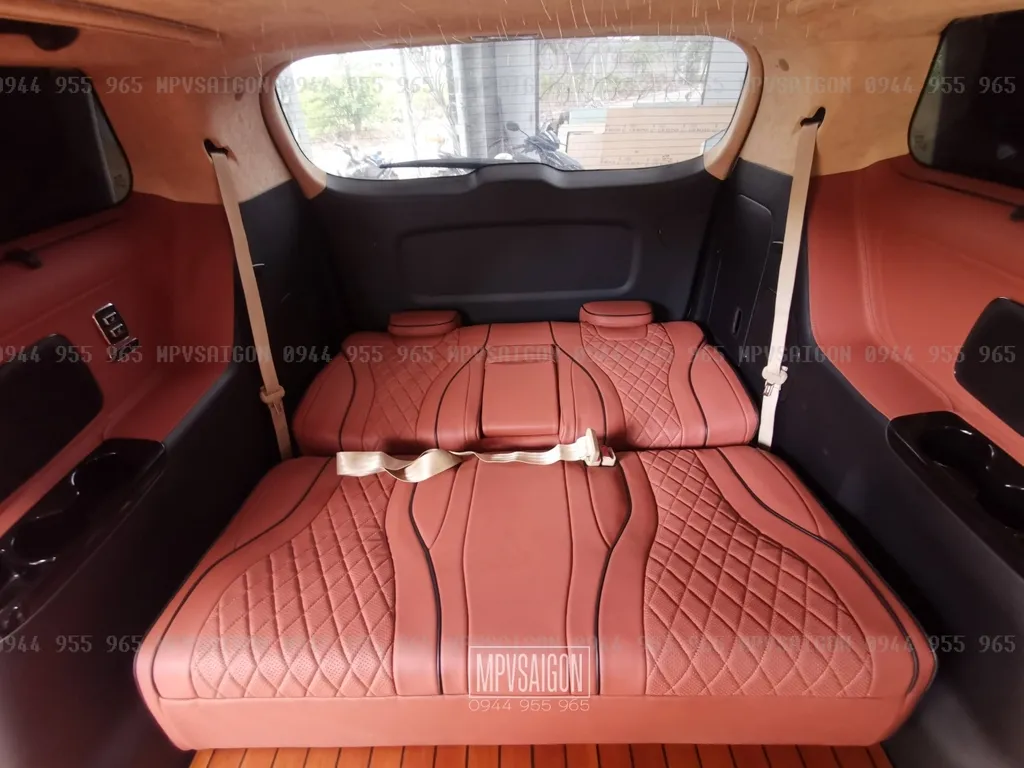 Ghế băng ba chỉnh điện ngả thành giường cho Kia Sedona/ Kia Carnival 2024 2025
