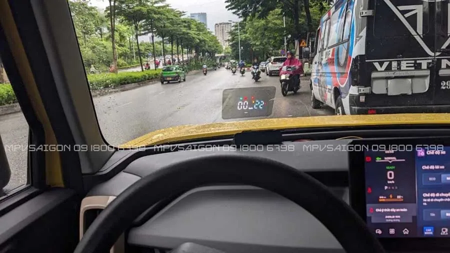 Hud hắt kính cho xe điện VinFast VF3