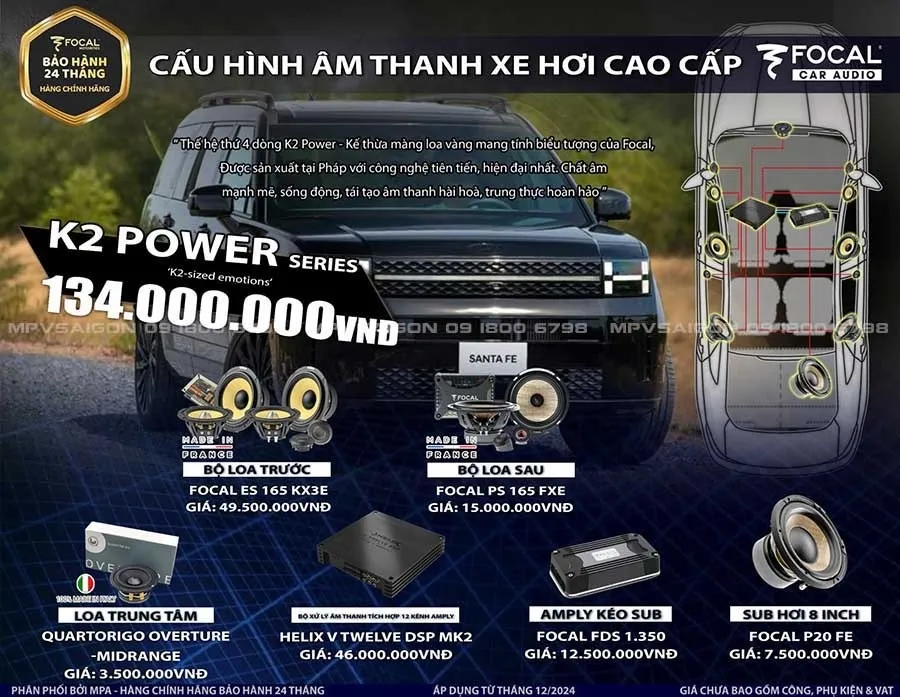 HYUNDAI SANTA FE 2025: TOÀN BỘ GIẢI PHÁP NÂNG CẤP ÂM THANH VÀ CHI PHÍ