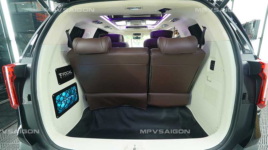 Ghế băng ba ngả thành giường phẳng - ghế sofa giường Kia Carnival 2024 2025/ Sedona