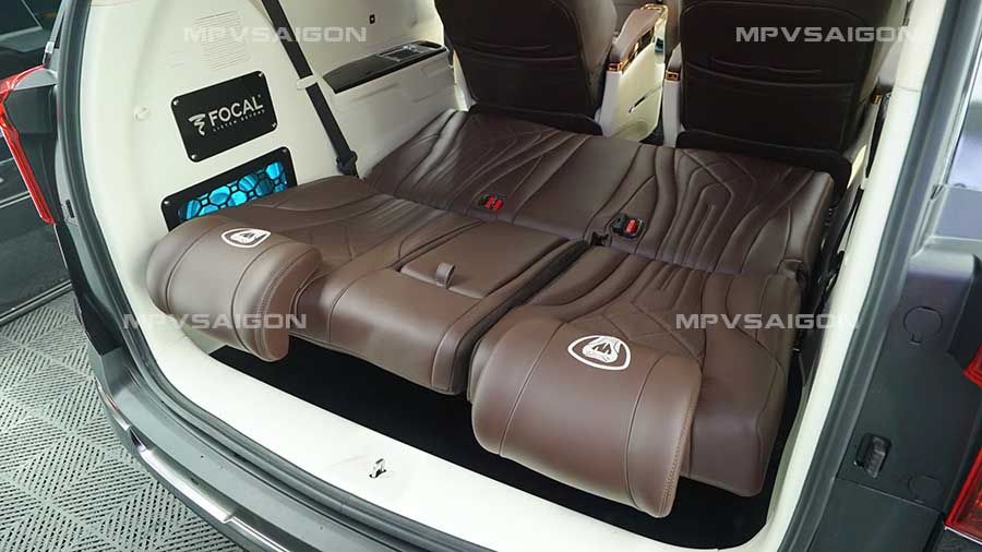 Ghế băng ba ngả thành giường phẳng - ghế sofa giường Kia Carnival 2024 2025/ Sedona