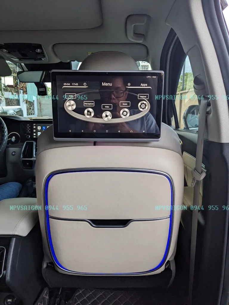 KIA SORENTO độ bàn xếp lưng ghế - Bàn làm việc xếp gọn - bàn ăn trên xe