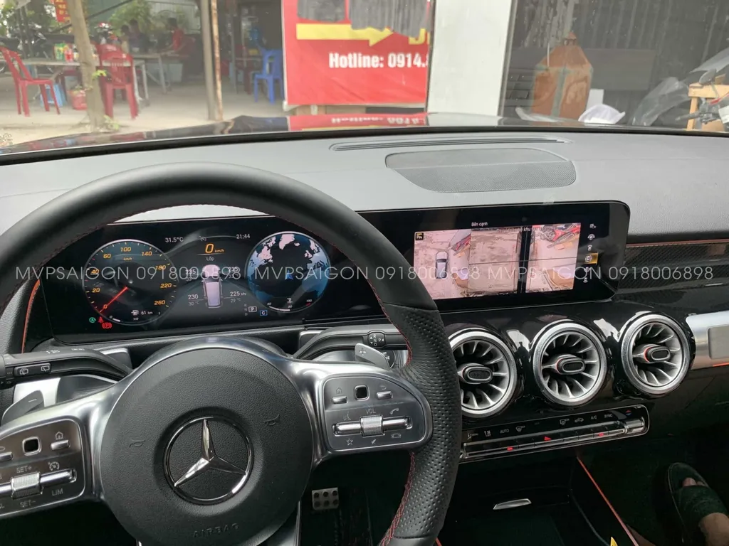 Lắp camera 360 độ toàn cảnh Mercedes Benz GLB
