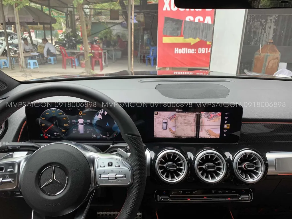 Lắp camera 360 độ toàn cảnh Mercedes Benz GLB