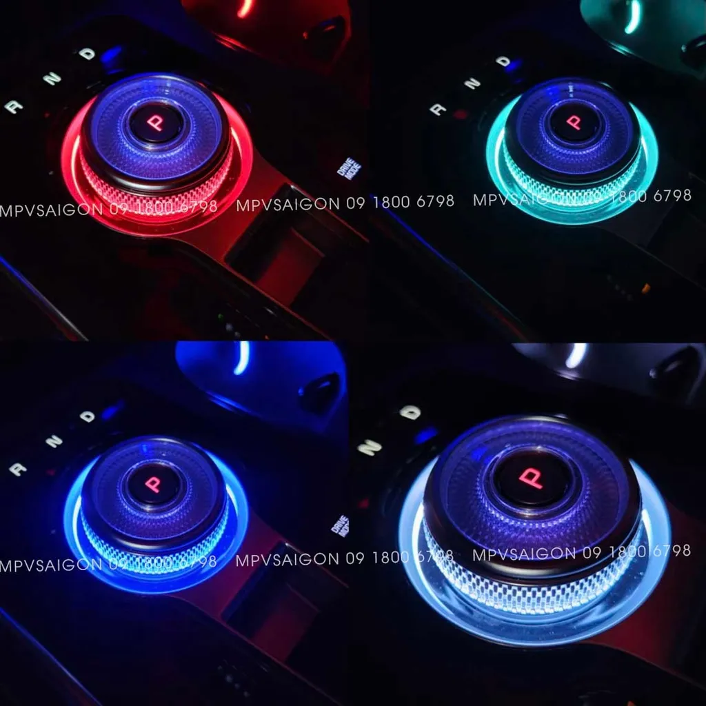 LED núm chuyển số và hốc để ly KIA Carnival 2024 2025