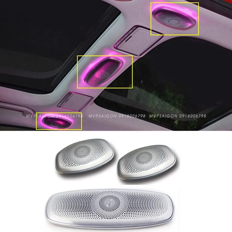 Loa burmester ốp trần hộp kính cho xe Mercedes GLC E S C - Class