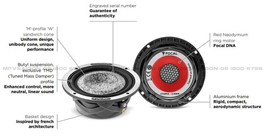 Focal Utopia M 3.5WM - Midrange cao cấp nhất
