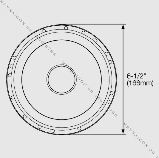 Loa phân tần lắp trên xe ô tô JBL CS760C