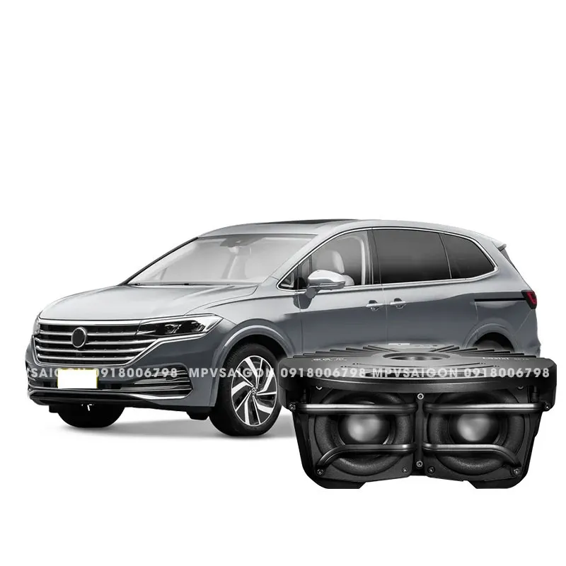 Loa siêu trầm đặt cốp/ hốc bánh sơ cua Volkswagen Viloran 2024