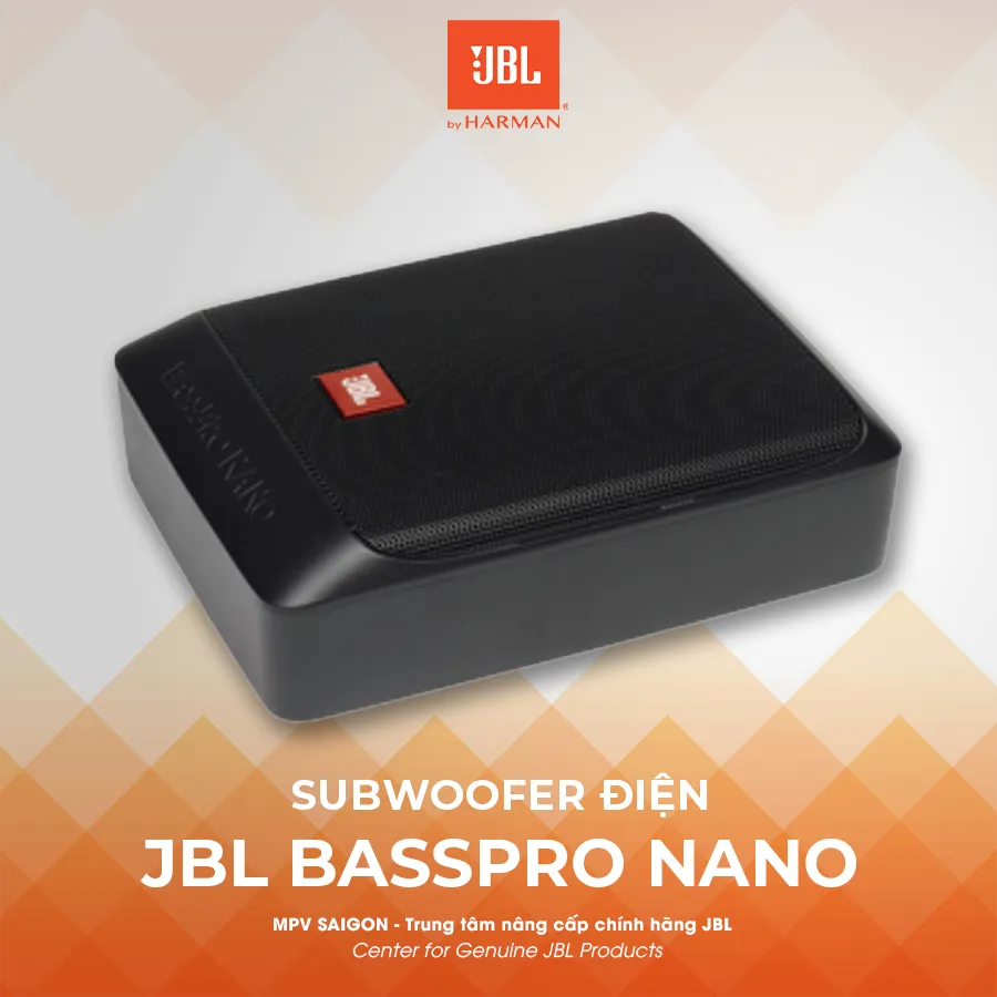 Loa SUB gầm ghế xe ô tô JBL Basspro Nano