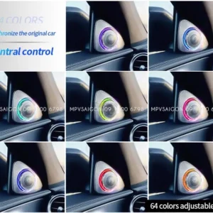 Loa Xoay 3D Burmester Led 64 Màu Cột A cho xe Mercedes-Benz C-Class, GLC-Class, E-Class, S-Class