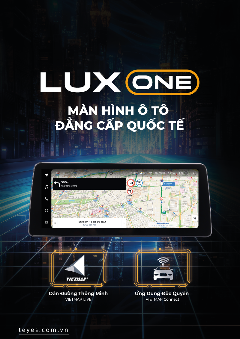 Màn hình android dành cho xế sang Mercedes, BMW, AUDI - Lux One