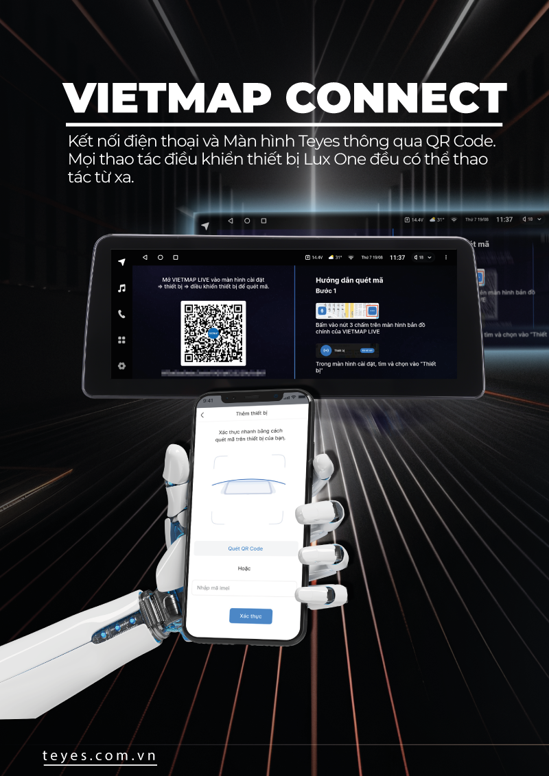 Màn hình android dành cho xế sang Mercedes, BMW, AUDI - Lux One