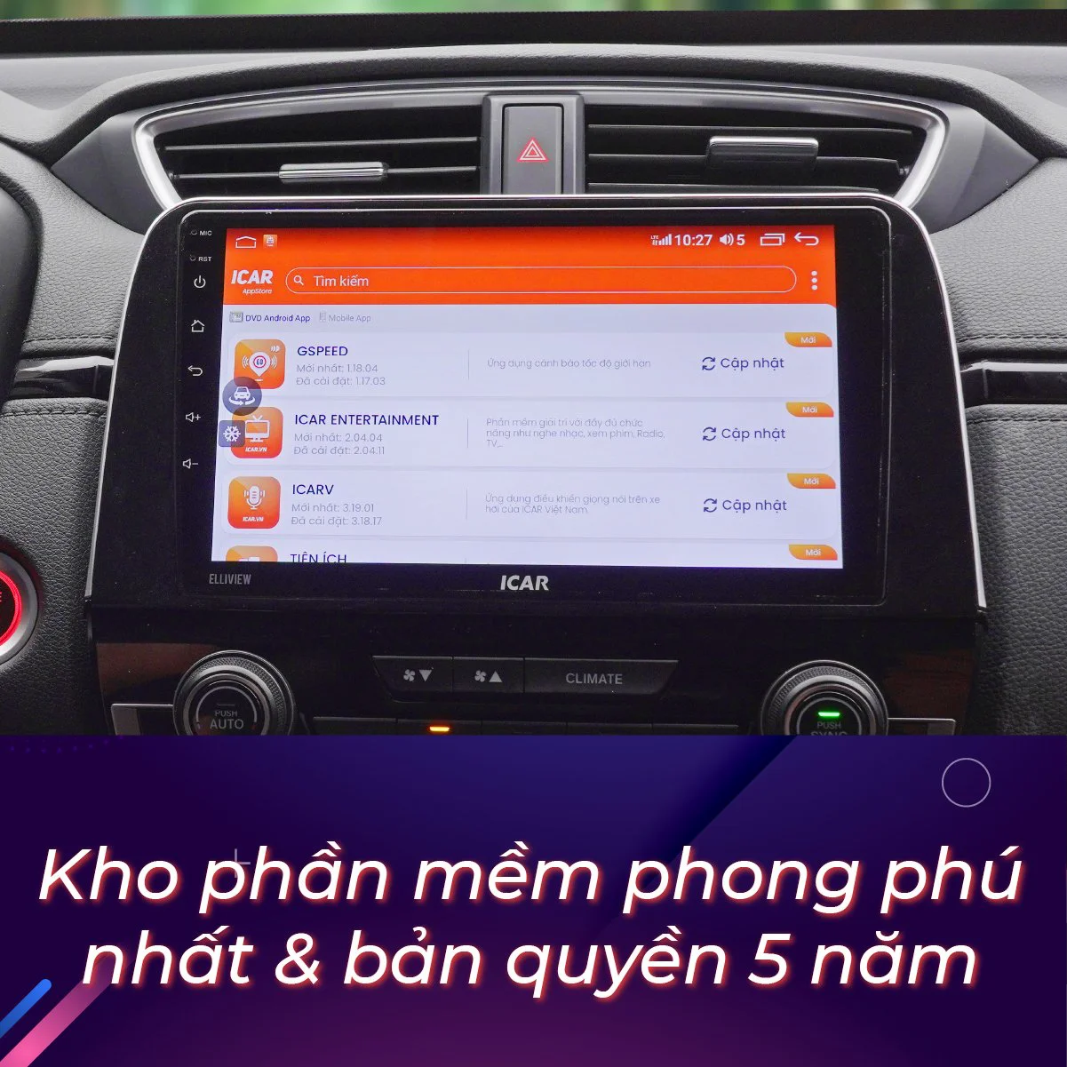 Màn hình Android liền cam 360 Elliview S5 Basic/ S5 Deluxe/ S5 2K/ S5 Premium/ S5 2K Sound