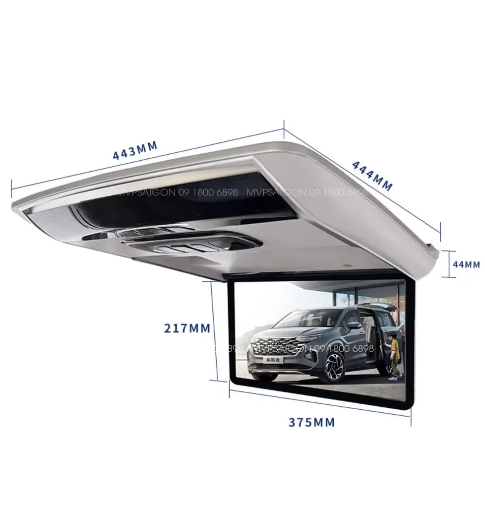 Màn hình gập trần Android Hyundai Custin
