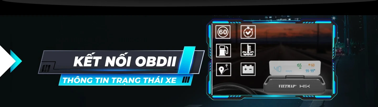 Màn hình HUD VIETMAP H1X
