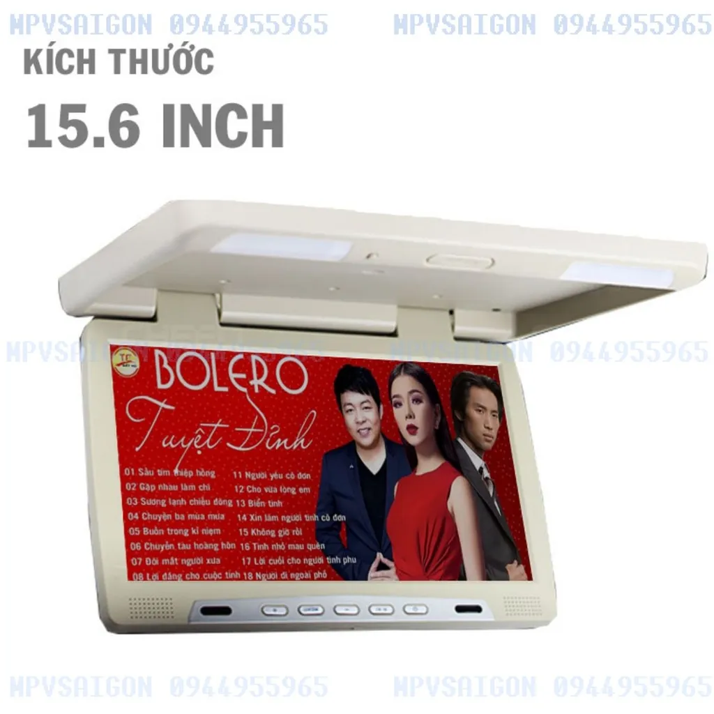 Màn hình trần kích thước lớn cho xe ô tô