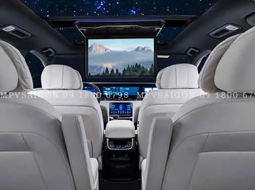Màn hình trần Panorama cho xe cửa sổ trời toàn cảnh