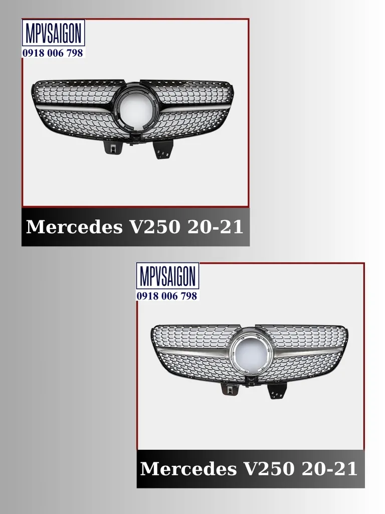 MẶT CALANG MERCEDES BENZ V250 ĐỘ