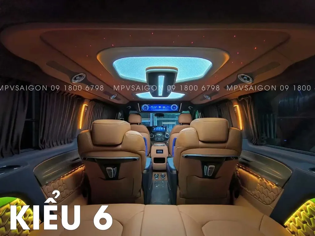 Mẫu đèn trần cho Mercedes Benz V250