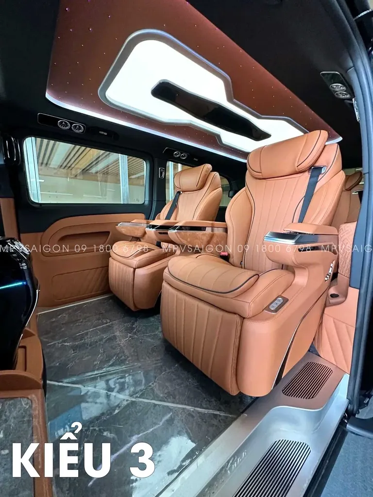 Mẫu đèn trần cho Mercedes Benz V250