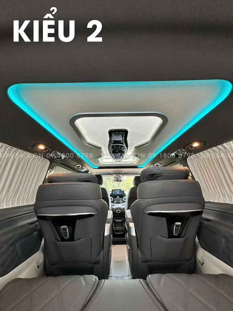 Mẫu đèn trần cho Mercedes Benz V250