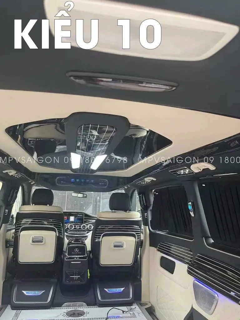 Mẫu đèn trần cho Mercedes Benz V250