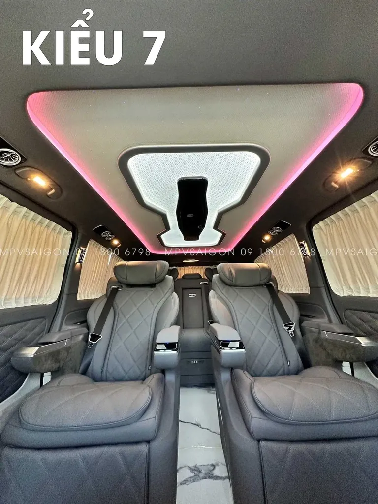 Mẫu đèn trần cho Mercedes Benz V250