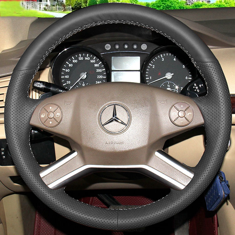 May da - Bọc da vô lăng xe Mercedes Benz