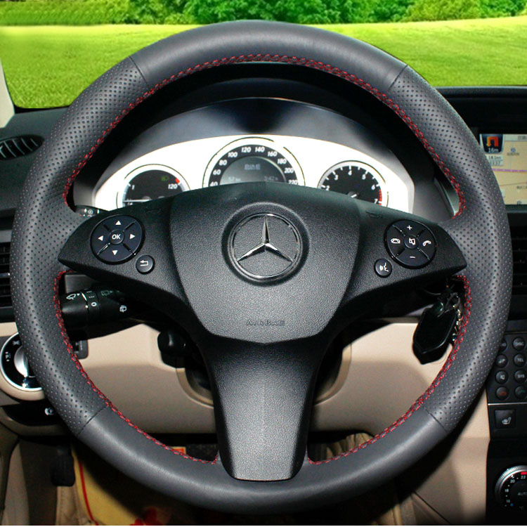 May da - Bọc da vô lăng xe Mercedes Benz