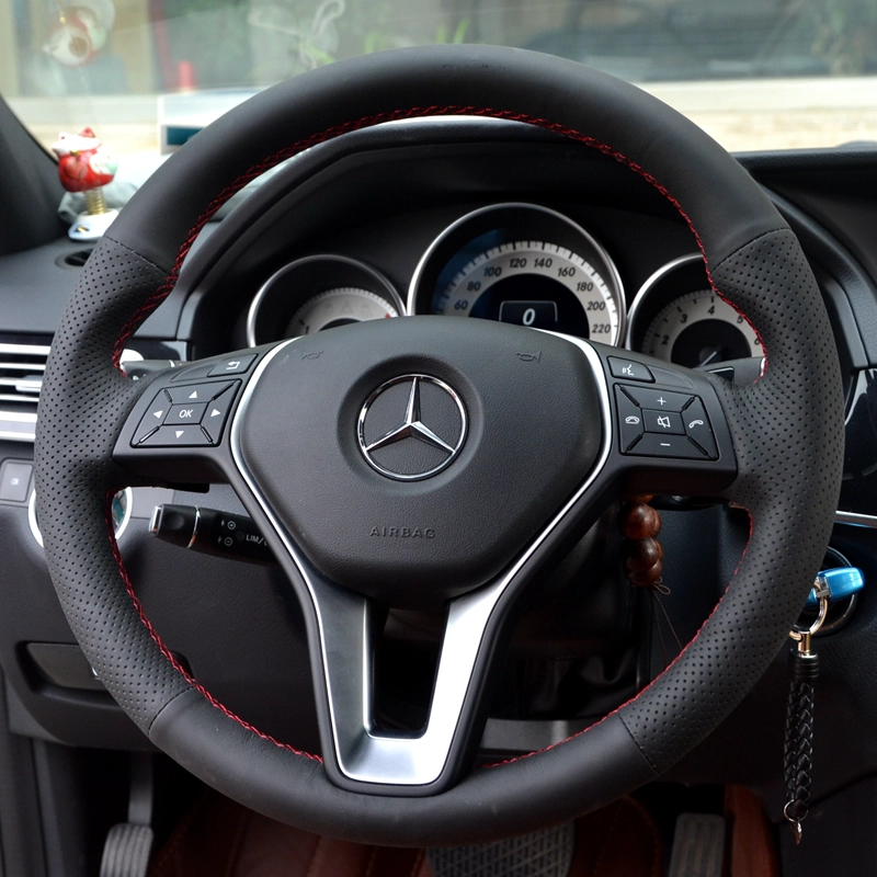 May da - Bọc da vô lăng xe Mercedes Benz