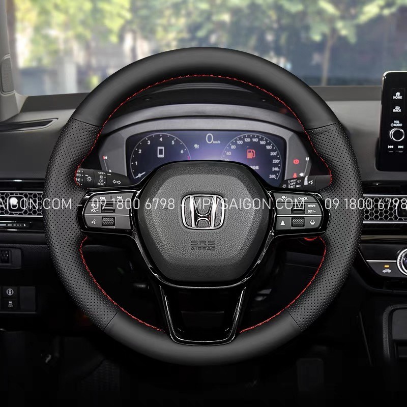 May da bọc da vô lăng Mercedes Benz da Nappa - da nhập cao cấp