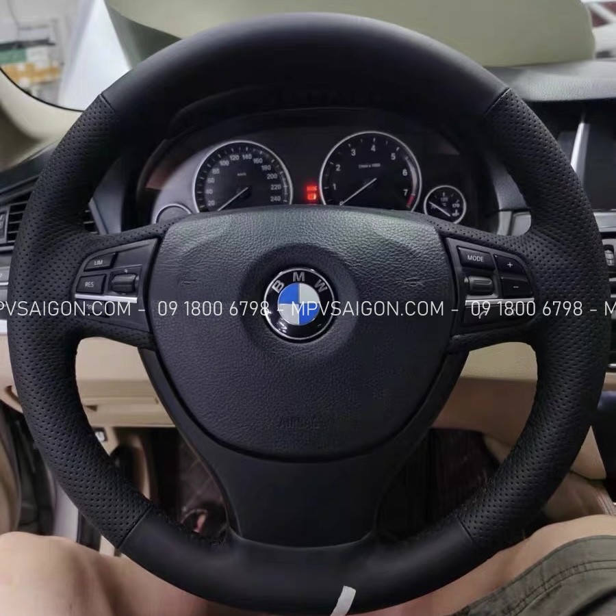 May da bọc da vô lăng Mercedes Benz da Nappa - da nhập cao cấp