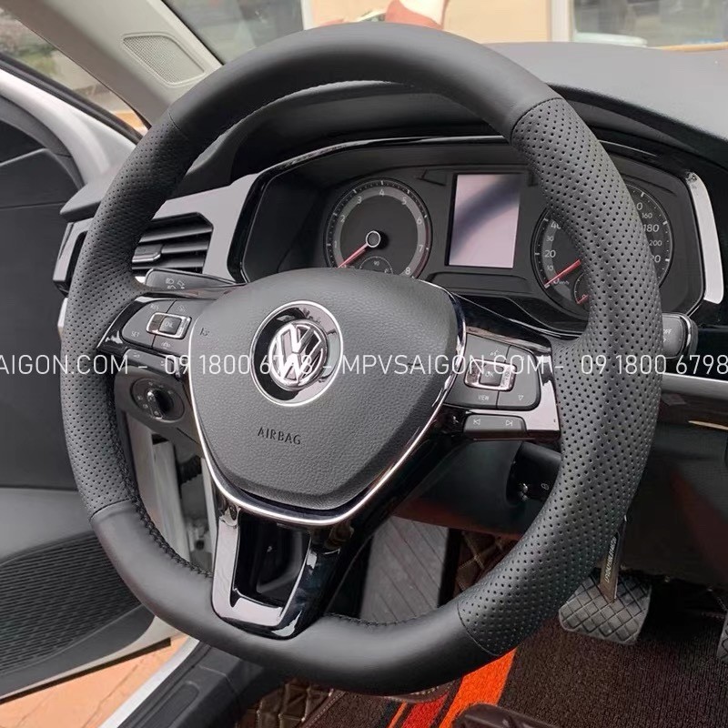 May da bọc da vô lăng Mercedes Benz da Nappa - da nhập cao cấp