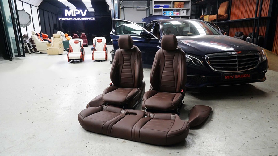 MERCEDES-BENZ E200 BỌC DA GHẾ