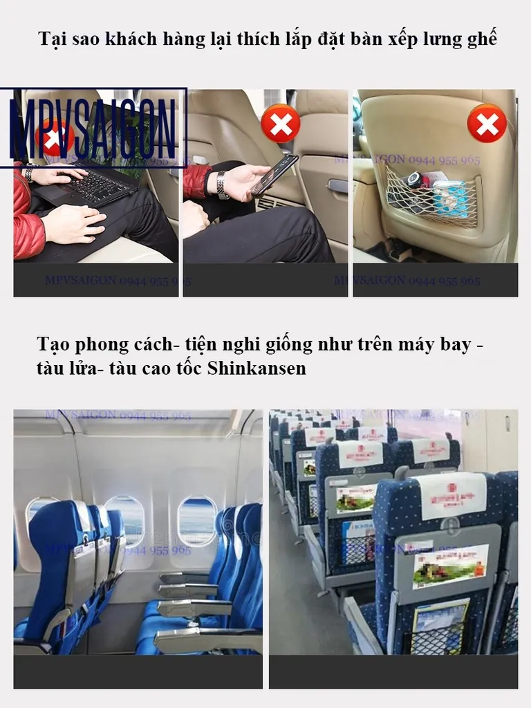 Độ - Nâng cấp bàn làm việc trên xe ô tô xe khách xe hơi tphcm