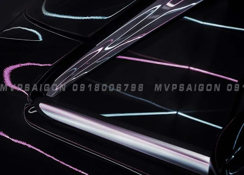 Nâng cấp bộ nẹp chân kính Benz V250 chrome và titan