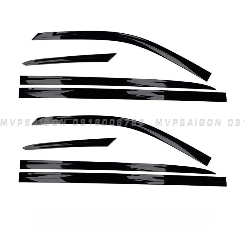 Nâng cấp bộ nẹp chân kính Benz V250 chrome và titan