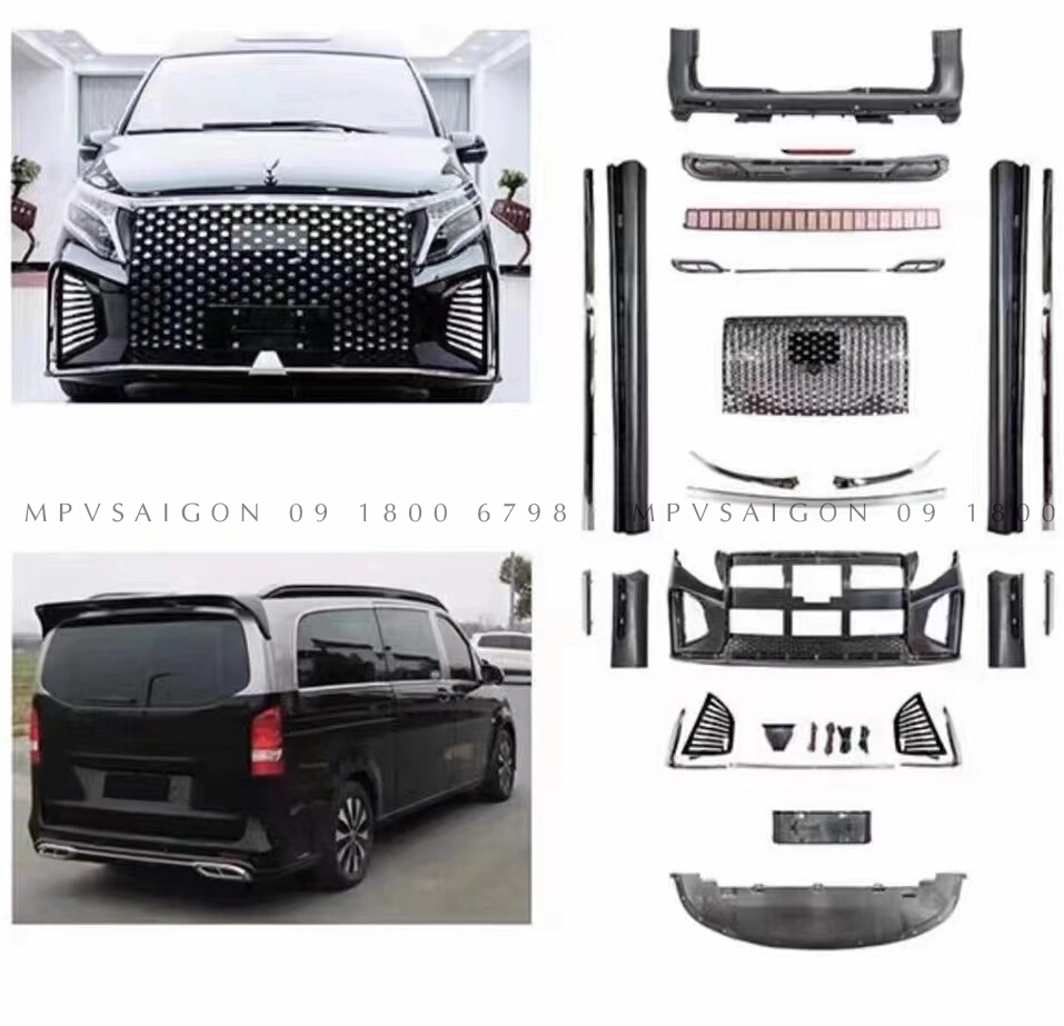 Nâng cấp body kit MERCEDES BENZ V250 bản 2024 - mẫu Starry