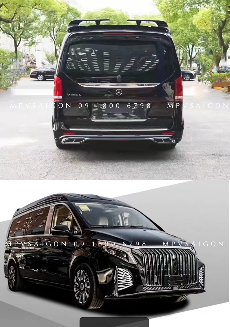 Nâng cấp body kit MERCEDES BENZ V250 bản 2024 - mẫu Starry