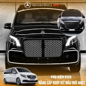 Nâng cấp body kit Mercedes Benz V250 2024 mẫu mới nhất