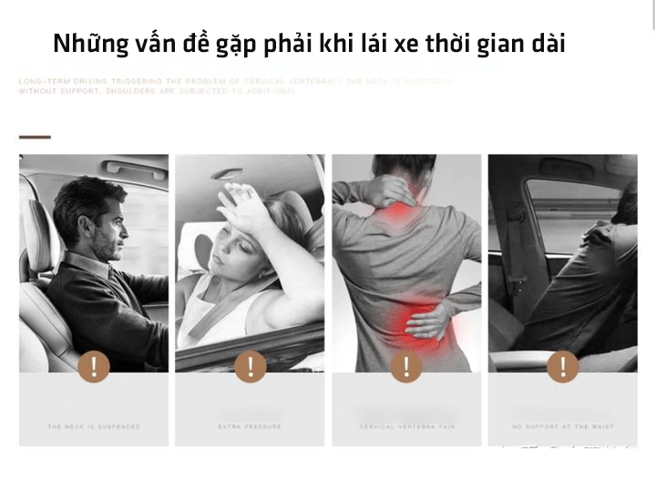 Nâng cấp đệm lưng ghế chống mỏi
